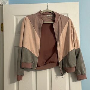 Colorblock Bomber Jacket